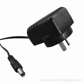 Wall-mounted 5V/1.5A AC/DC Adapter with Cable, Customized